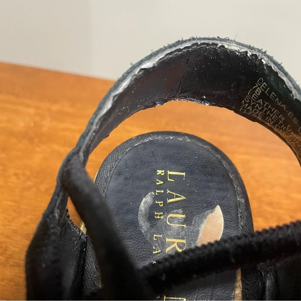 Lauren Ralph Lauren Black Espadrilles Women’s Size 7B